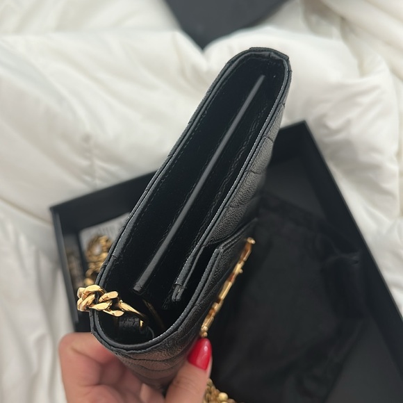 YSL monogram large wallet on chain - Picture 10 of 13